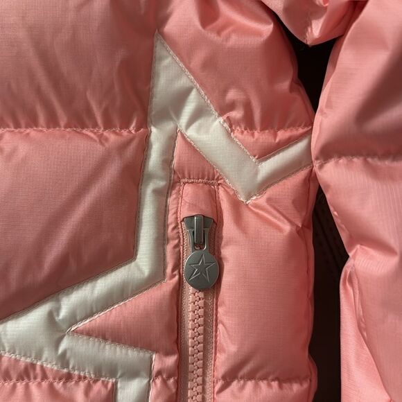 Perfect Moment Kids Super Mojo Pink Puffer Jacket with Hood. Size 14. - Picture 5 of 8